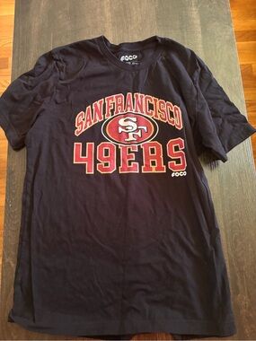 FOCO San Francisco 49ers Navy Short Sleeve Graphic Tee